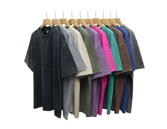 Custom Washed T-Shirts with Logo