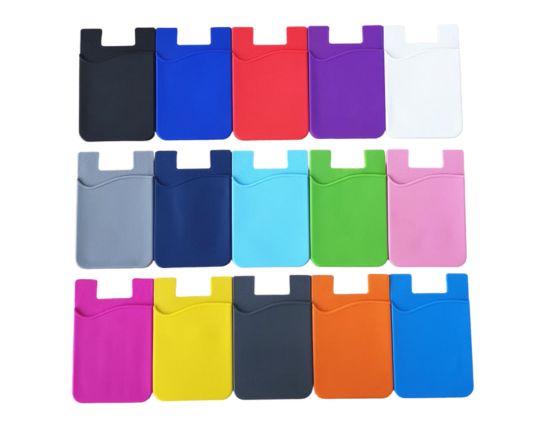 Promotional Silicone Card Holder for Phones