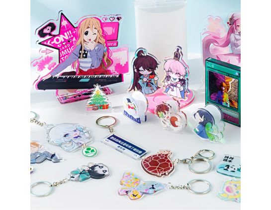 Custom Acrylic Keychains for Promotional Gifts - Bulk Orders with Logo Printing