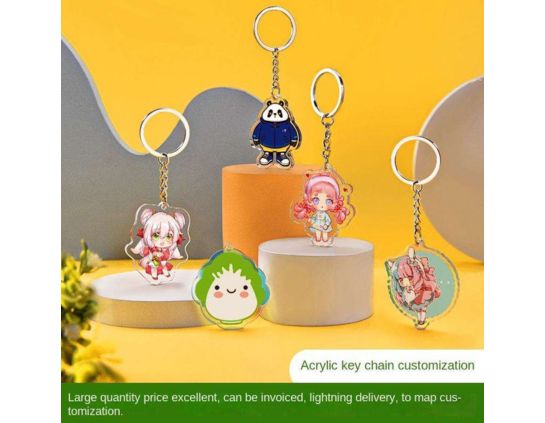 Custom Acrylic Keychains for Promotional Gifts - Bulk Orders with Logo Printing