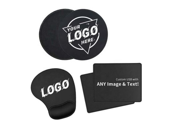Custom Logo Mouse Pads - High-Quality Promotional Desk Mats for Corporate Branding