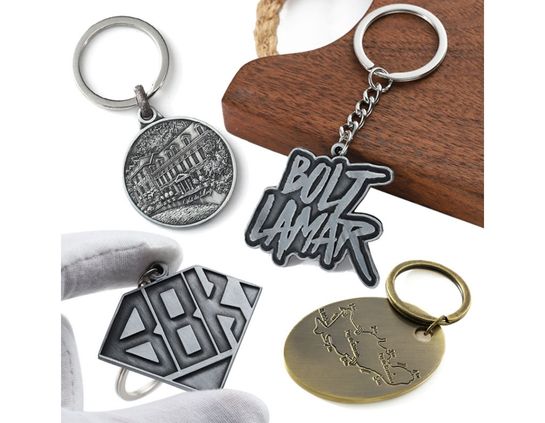 Custom Metal Keychains Bulk | Promotional Keychains Manufacturer