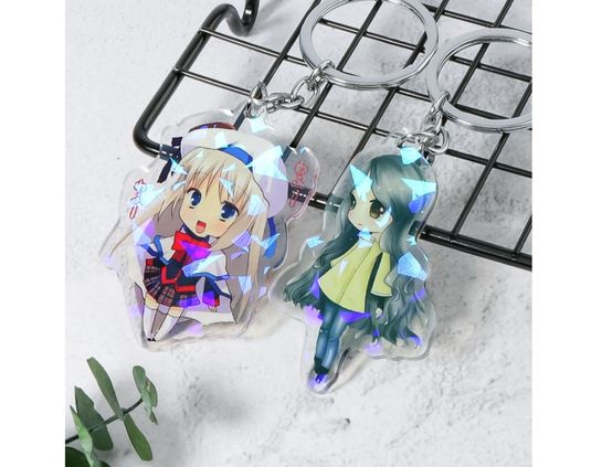 Custom Acrylic Keychains Bulk | Cheap Promotional Keychains with Logo