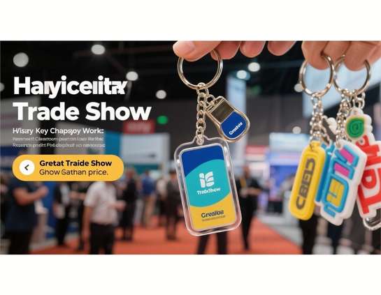 Custom Trade Show Keychains for Promotional Events
