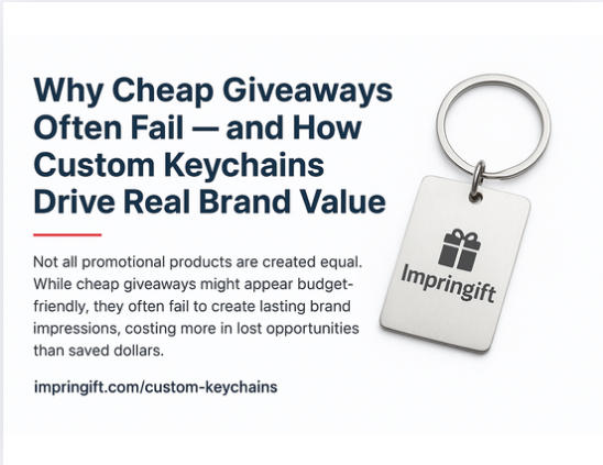 Why Cheap Giveaways Often Fail — and How Custom Keychains Drive Real Brand Value