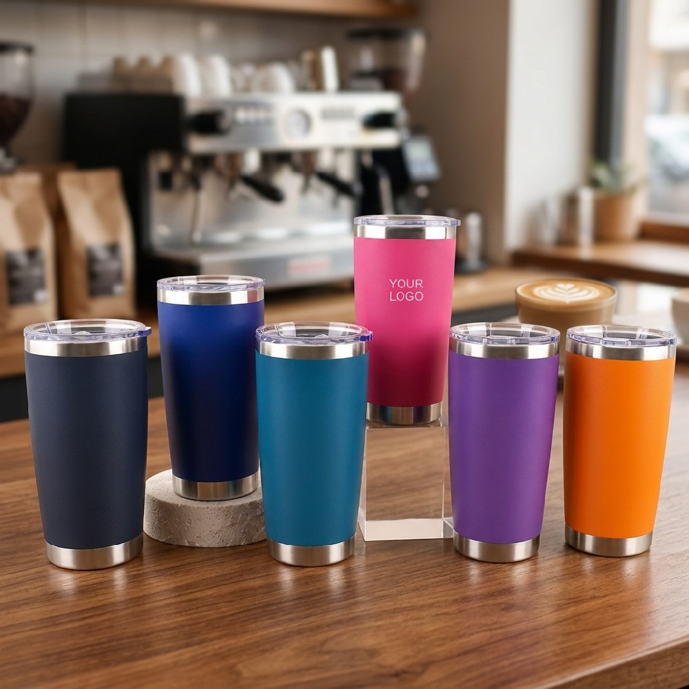 Custom 20oz Stainless Steel Travel Tumbler for Corporate Gifts