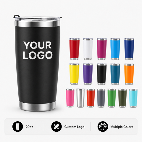 Custom Square Stainless Steel Travel Mug for Corporate Gifts